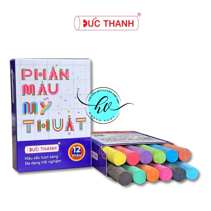 phấn mĩ thuật ĐỨC THANH 12 màu