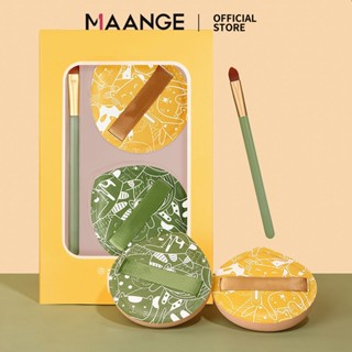 Mút Tán Kem Nền MAANGE Mút Tán Phấn Trang điểm Kèm Hộp Đựng Mềm Mịn Đàn Hồi 1628