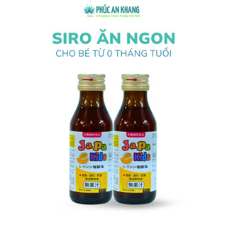 Siro Ăn Ngon Cho Bé Japa Kids Chính Hãng Giúp Bé Tăng Cân Combo 3 Tặng 1