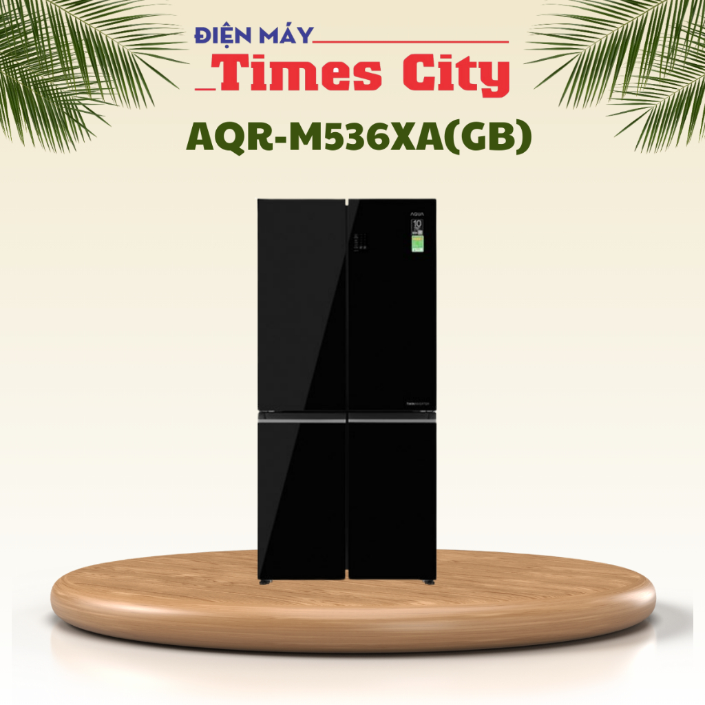 Tủ lạnh Aqua Inverter 469 lít Multi Door AQR-M536XA(GB)