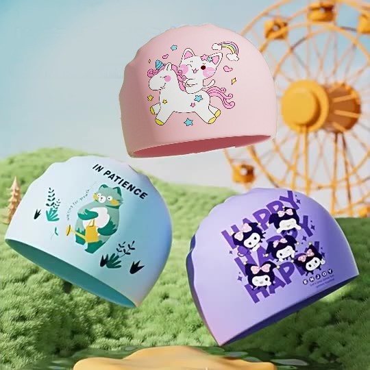 Mũ Bơi Cho Bé, Nón Bơi Silicon Chống Nước Chính Hãng Youyou Cho Bé Trai Và Bé Gái