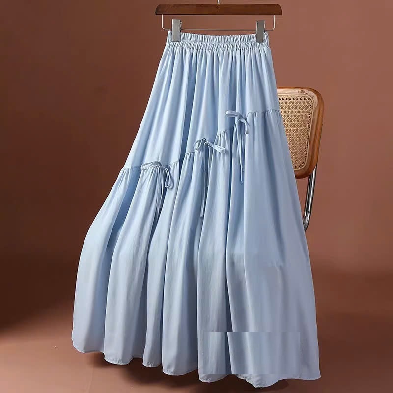 [HOT]Chân Váy nữ, Chân Váy Maxi Dài Đính Nơ – Nhiều màu lựa chọn Thanh Lịch, Thướt Tha, Nữ Tính & Dễ Phối Đồ Tôn Dáng | BigBuy360 - bigbuy360.vn