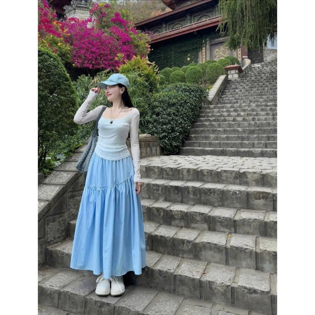 [HOT]Chân Váy nữ, Chân Váy Maxi Dài Đính Nơ – Nhiều màu lựa chọn Thanh Lịch, Thướt Tha, Nữ Tính & Dễ Phối Đồ Tôn Dáng | BigBuy360 - bigbuy360.vn