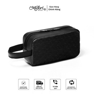 Túi Clutch Da Đa Năng BIRON Nam Nữ Hộp Bút Thể Thao Du Lịch Đựng Mỹ Phẩm Trượt Nước | MIDORI STUDIO