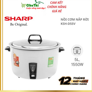 Nồi cơm công nghiệp nắp rời Sharp 5L, 7L, 10L - Hàng chính hãng bảo hành 12 tháng.
