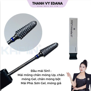 Đầu mài KAPIIN cao cấp chuyên mài mỏng chân móng, phá sơn và phá móng nail size M [THANH VY EDANA]
