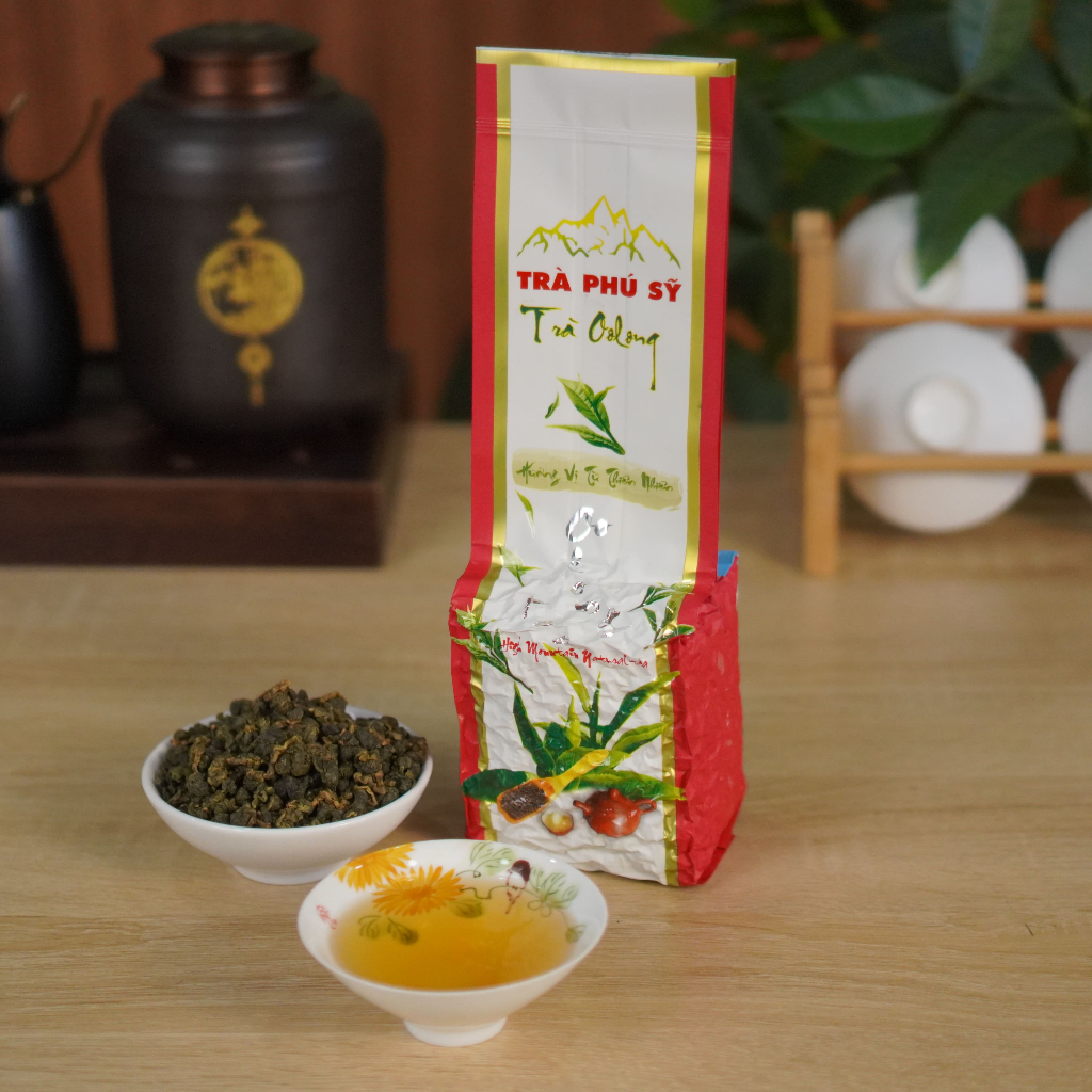 Trà Oolong Trắng PS4 Trà Phú Sỹ, Trà Oolong Bảo Lộc vị nguyên bản, Đậm vị, Sáng trong, Gói HCK 250 G
