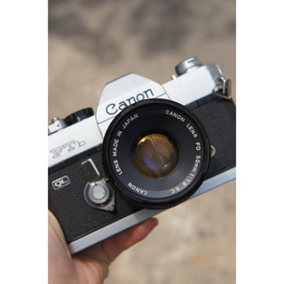  Máy ảnh film Canon FTb và lens 50mm f1.7 