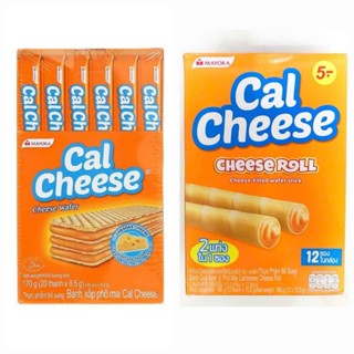 Bánh xốp,quế nhân phô mai CalCheese hộp 153g ( 18 thanh x 8.5g)
