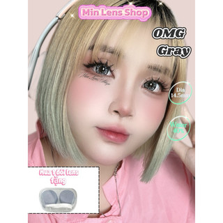 [Min Lens shop] Lens Gray giãn 14.5mm(0 độ)