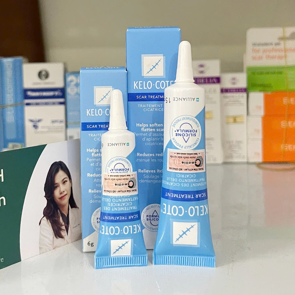 Gel giảm sẹo, ngăn ngừa hình thành sẹo Kelo-cote