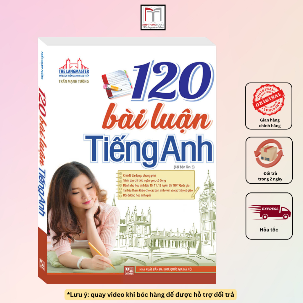 Sách - 120 bài luận tiếng Anh (bìa mềm)