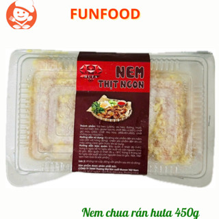 Nem chua rán hà nội, hộp 450g 20c, chiên xù, giòn, ăn là nghiền