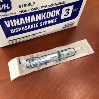 Bơm Tiêm Vinahankook 1cc/ml, 3cc/ml, 5cc/ml, 10cc/ml, 20cc/ml, 50cc/ml