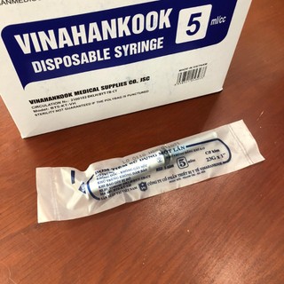 Bơm Tiêm Vinahankook 1cc/ml, 3cc/ml, 5cc/ml, 10cc/ml, 20cc/ml, 50cc/ml