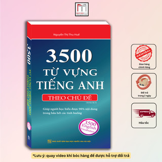Sách - 3500 từ vựng tiếng Anh theo chủ đề - không màu