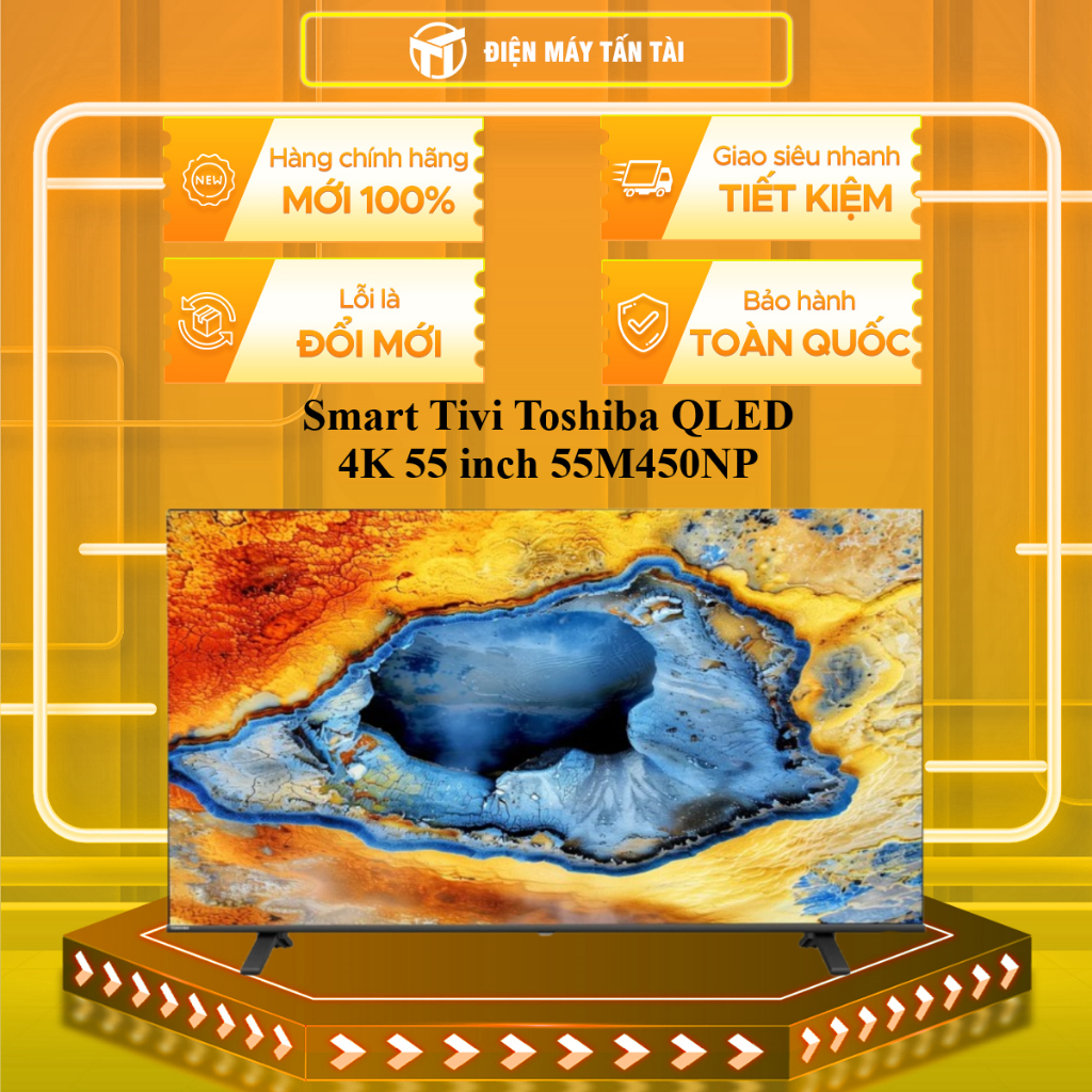 55M450NP - Smart Tivi Toshiba QLED 4K 55 inch 55M450NP - MIỄN PHÍ GIAO LẮP HCM