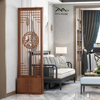  Vách Ngăn Chữ Phúc Có Tủ Dưới Trang Trí Ngăn Phòng -Gỗ MDF 15mm chống Mọt Đa Năng KIKO VN 1311 