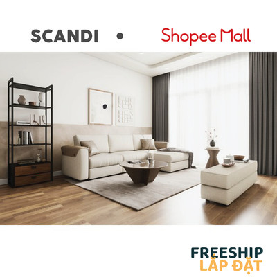 YONA, Coffee Table - Bàn cà phê, Bàn trà sofa phòng khách DEK_117, 85x85x41cm, bàn sofa Scandi Home