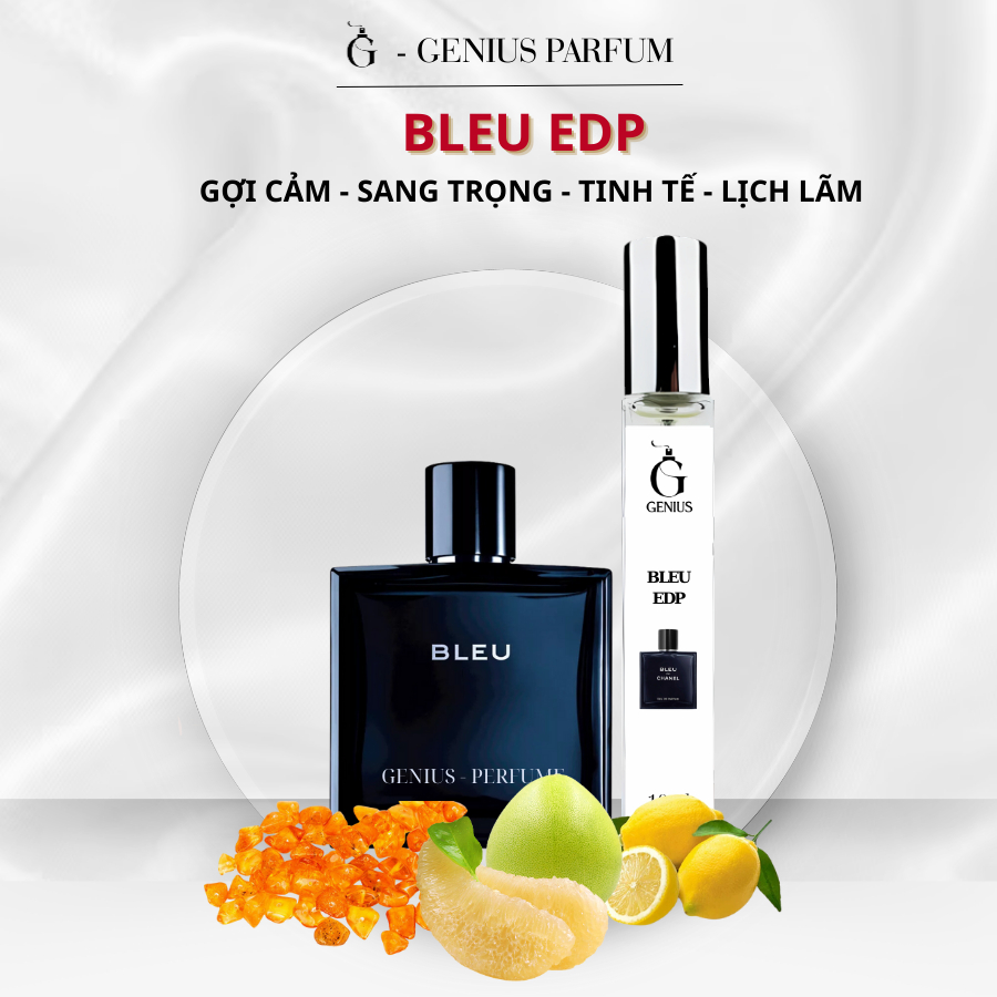 Nước Hoa Nam Bleu EDP chai chiết 10ml 20ml Gợi cảm, Sang trọng, Tinh tế - Genius Perfume