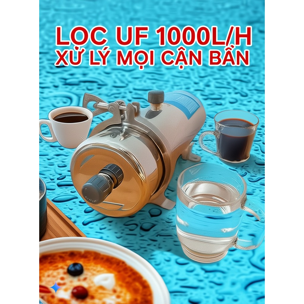 Siêu lọc UF 1000L/H - PVDF