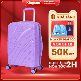 Vali Du Lịch Nhựa PP02 Cao Cấp, Chống Va Đập Size 20/24, Bảo Hành 5 Năm
