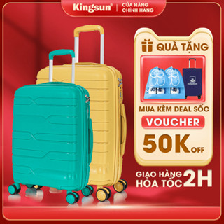 Vali Du Lịch Nhựa PP01 Cao Cấp, Vali Kéo Chống Va Đập Size 20/24, Bảo Hành 5 Năm