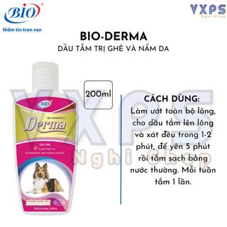 Bio Derma – Sữa Tắm Làm Mát Da, Kiểm Soát Gàu, Khử Mùi Hiệu Quả Cho Chó
