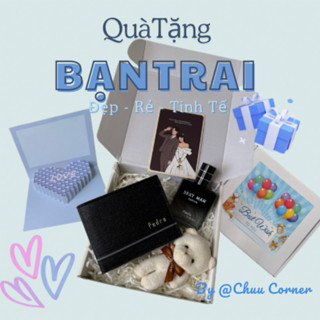  Combo quà tặng sinh nhật ví nam nước hoa tặng kèm thiệp và móc khoá quà tặng bạn trai valentine ý nghĩa 