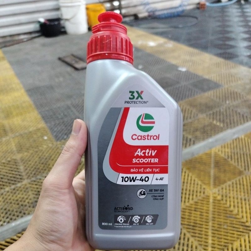 Nhớt Castrol Active Xe Tay Ga 10w40 - Công nghệ tổng hợp