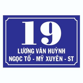 Bảng số nhà mica Đài Loan