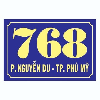 Bảng số nhà mica Đài Loan