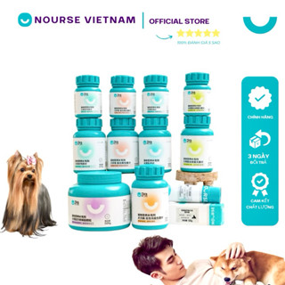 Nourse cho chó Tổng hợp Vitamin Gel dinh dưỡng Bổ khớp Dưỡng lông Canxi Sữa bột cho chó con 