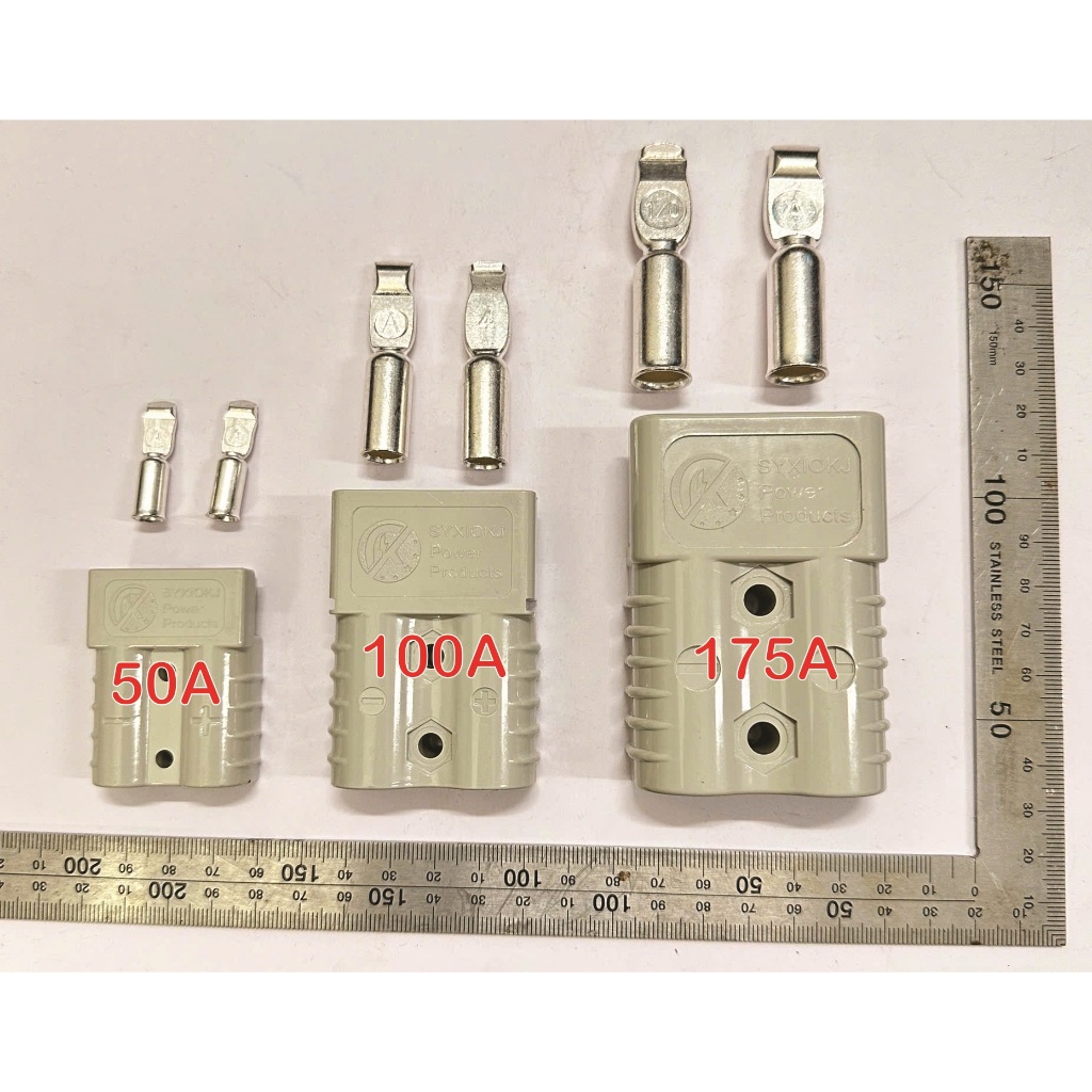 Jack cắm Anderson 50A 120A 175A 600V giắc kết nối Pin acquy đầu nối xe nâng tàu thuyền UPS