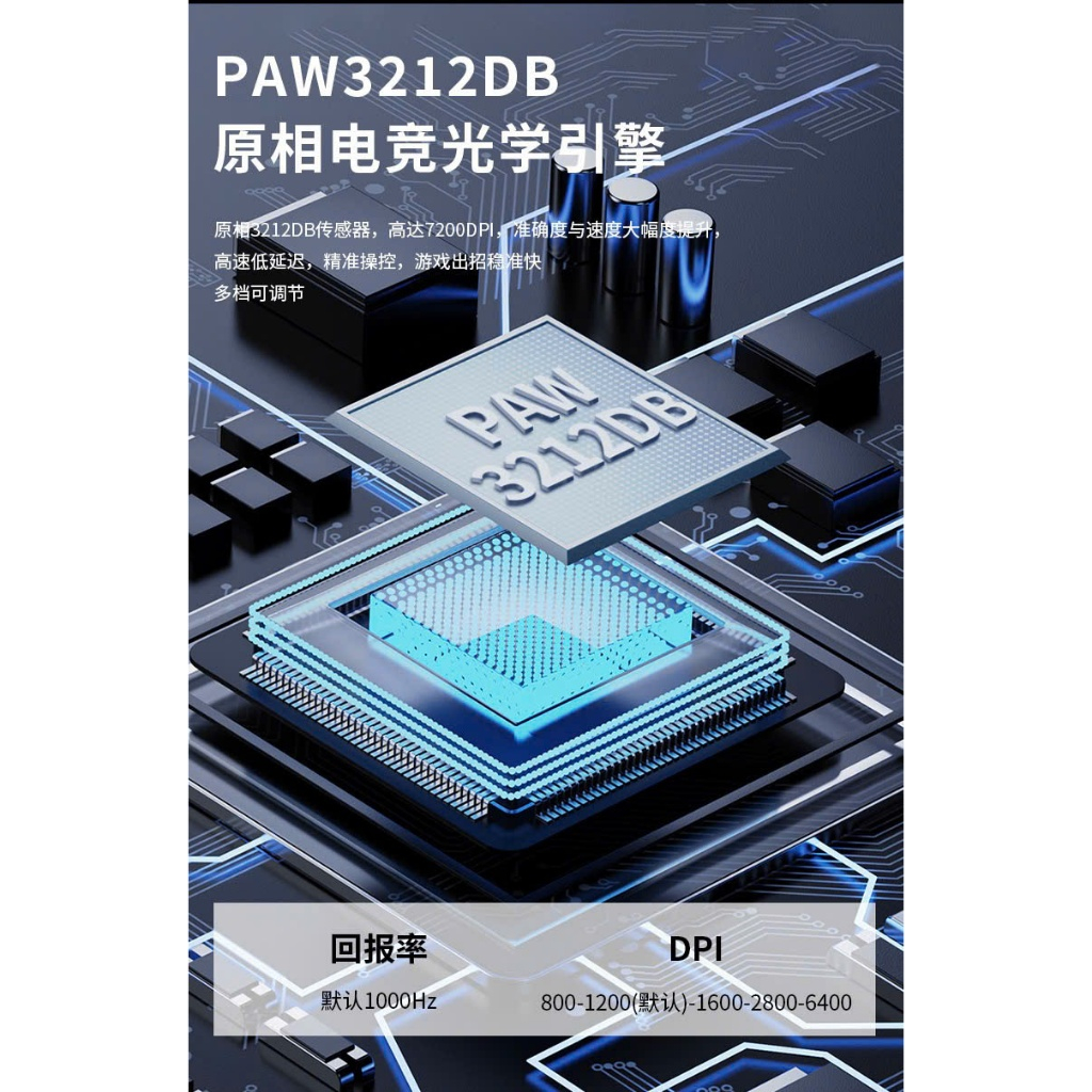 Chuột không dây Gaming Sorex X1 | PAW3212DB | 1000hz  | 3 mode kết nối | Có App chỉnh | DPI 800-6400 | BigBuy360 - bigbuy360.vn