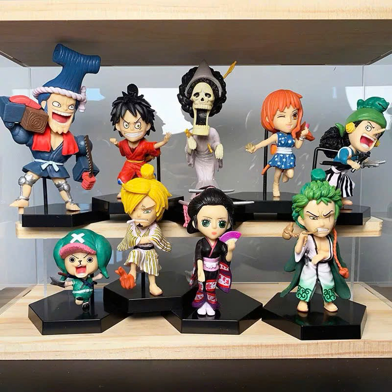 [SET 9][HÀNG SẴN] Figure One Piece set 9 nhân vật one piece ở wano quốc- Mô hình One Piece