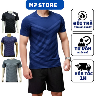 Bộ quần áo thể thao nam, đồ tập gym thể thao chất vải co giãn mát mẻ cao cấp BTT01