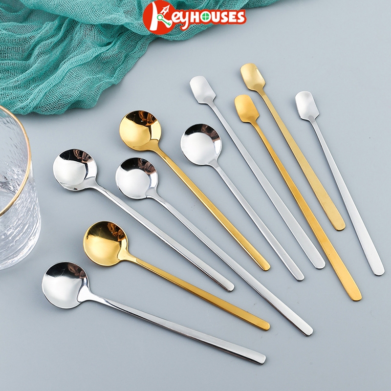 Thìa Pha Cà Phê INOX Tráng Gương Bóng LOẠI ĐẸP Muỗng Ăn Tổ Yến Trà Ngũ Cốc