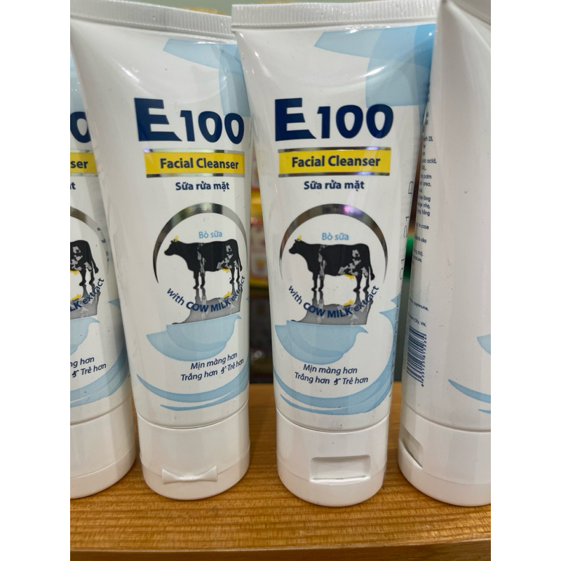 sữa rửa mặt e100  bò 50ml
