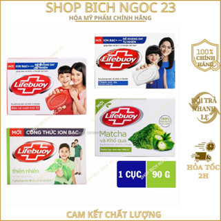Xà Phòng Tắm Lifebuoy, Xà Bông Cục LifeBoy Diệt Khuẩn Sạch Da Thơm Mát Dễ Chịu 90G