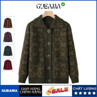 Áo Len Cài Cúc Cho Mẹ Và Cho Bà Mùa Đông, Áo Len Dệt Kim Quảng Châu Cao Cấp Có Túi Mẫu Mới