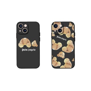 Ốp lưng iPhone Gấu Palm Angel TPU Viền Vuông