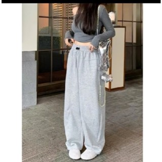 quần bom nữ vải mì nỉ sịn cạp chun lưng cao ống quần có đừng cắt xẻ đặc biệt