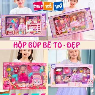  Đồ Chơi Búp Bê Chibi Búp bê Elsa Công Chúa Kèm Phụ Kiện Hộp To Đẹp Quà Tặng Ý Nghĩa Cho Bé 