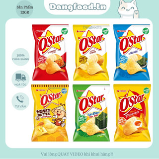 Snack Khoai Tây OStar Orion Đầy Đủ Vị : Tảo - Tự Nhiên - Kim Chi - Trứng Muối