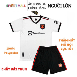 Áo Bóng Đá, Đồ Đá Banh, Áo MU trắng Mới Nhất 2023 Chất Liệu Thun Cao Cấp - SPORTMALL