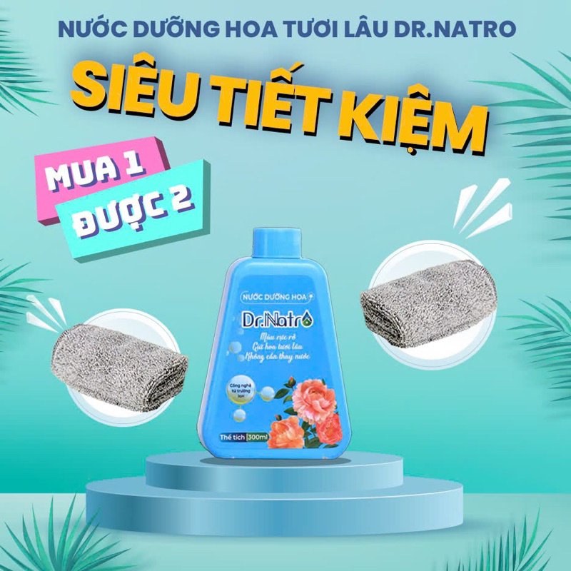 Nước dưỡng hoa tươi lâu Dr Natro hoa nỡ lâu sau 15 ngày Dr.Natro - Chai 300ml