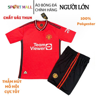 Quần Áo Thể Thao Đồ Đá Banh Áo Mu Đỏ Cổ Dệt Chất Thun Mới Thái Cao Cấp SPORTMALL