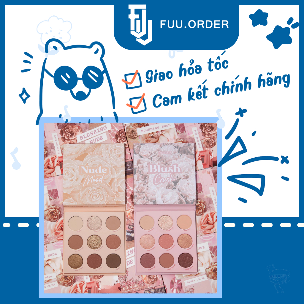 Bảng phấn mắt Colourpop Blush Crush/ Nude Mood