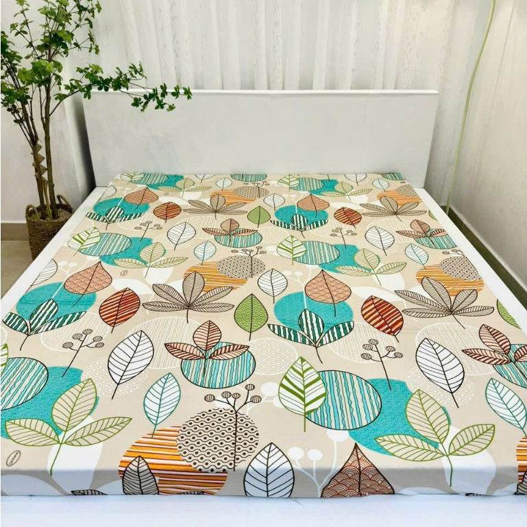 Áo bọc nệm 2 mặt, áo bọc nệm khóa kéo 2 mặt thun lạnh